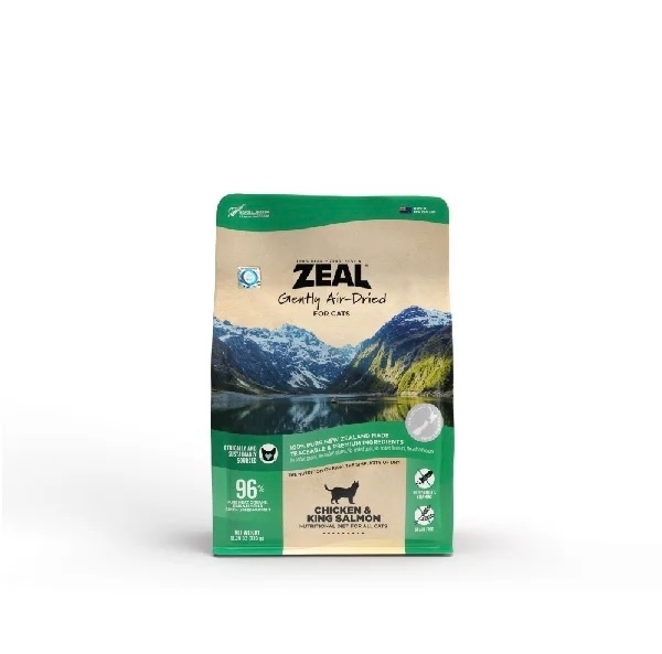 [Zeal]風乾無穀物鮮肉糧(貓)｜雞肉 x王帝三文魚配方｜Air-Dried Chicken & King Salmon Recipe｜320g｜(紐西蘭)