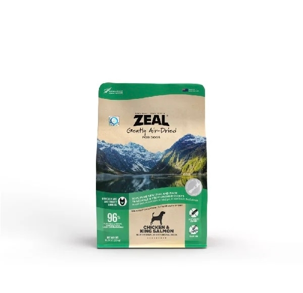 [Zeal]風乾無穀物鮮肉糧(狗)｜雞肉x王帝三文魚配方｜Air-Dried Chicken & King Salmon Recipe｜320g｜(紐西蘭)