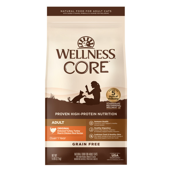 [Wellness-貓糧]Core系列｜無穀物｜原味｜火雞拼雞肉配方｜5lbs