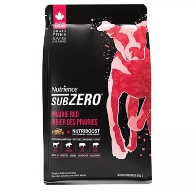 [Nutrience-狗糧]SubZero系列｜凍乾脫水鮮牛肝｜無穀物紅肉、海魚｜成犬配方｜Prairie Red｜4lb｜(代訂)