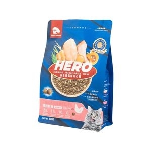 [HeroMama-貓糧] 【全新升級】益生菌晶球夾心糧｜曠野鮮雞｜腸胃排毛｜全貓｜400g｜台灣製