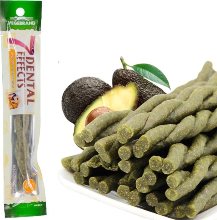 [Vegebrand] 7重高效潔齒棒｜牛油果味(扭條)｜軟條 6” 單支