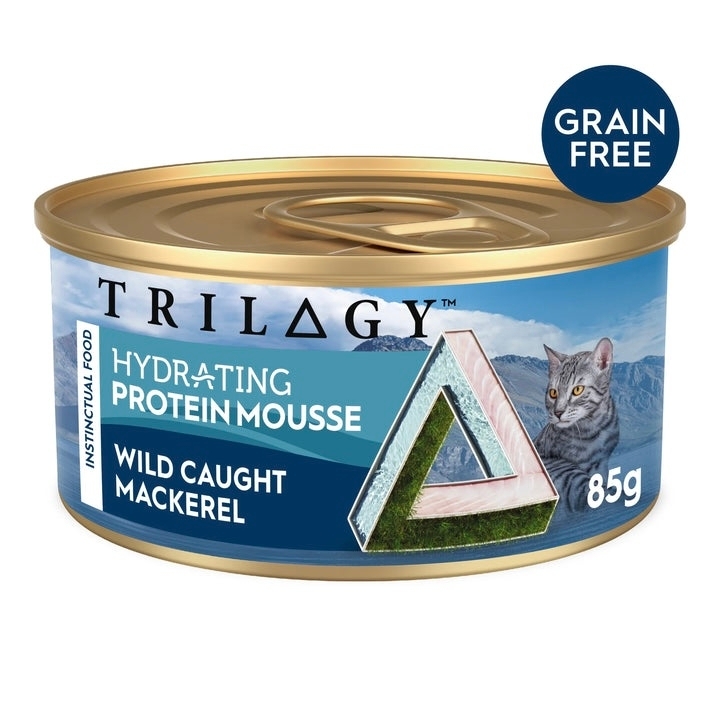 [Trilogy-貓罐]無穀物補水慕斯主食罐｜成貓｜野生鯖魚｜85g｜(慕絲/主食)