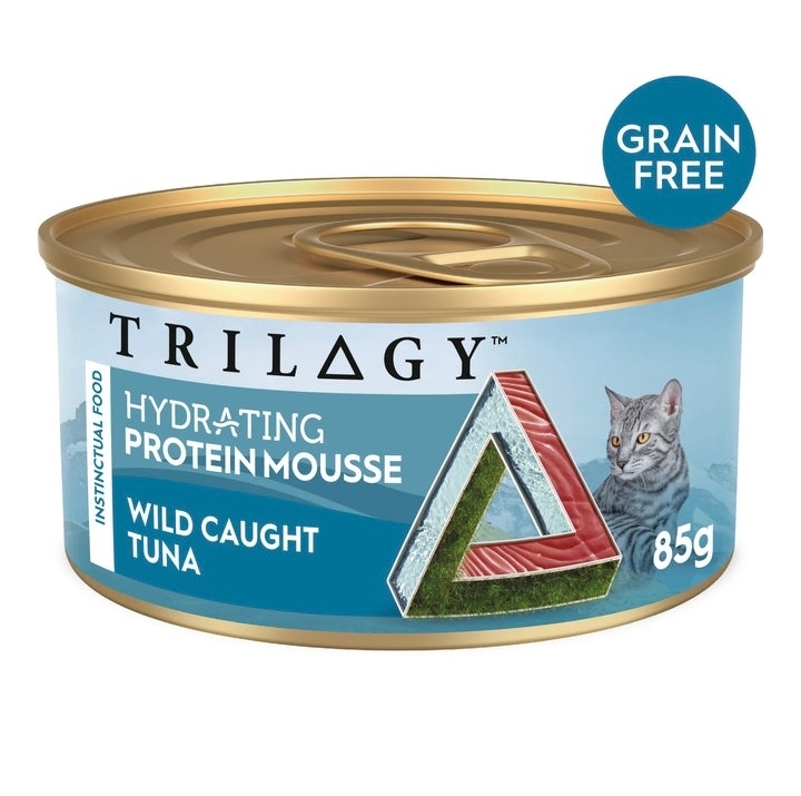 [Trilogy-貓罐]無穀物補水慕斯主食罐｜成貓｜野生吞拿魚｜85g｜(慕絲/主食)