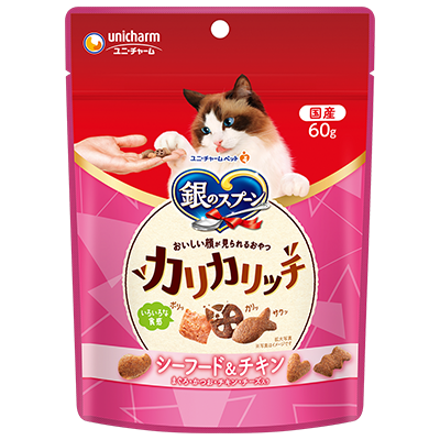 [Unicharm銀匙]滋味脆脆餅｜海鮮雞肉味｜60g｜日本製
