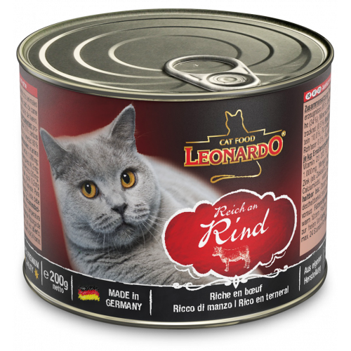 [Leonardo]經典系列無穀主食罐(貓)｜牛肉配方｜Rind｜200g｜德國製
