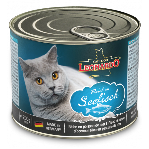 [Leonardo]經典系列無穀主食罐(貓)｜海鮮配方｜Ocean Fish｜200g｜德國製
