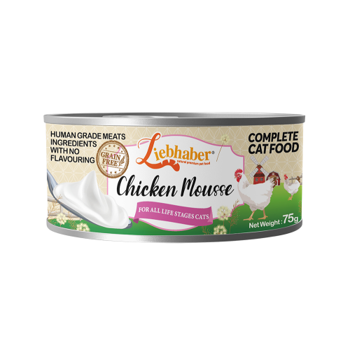 [Liebhaber-貓罐]無穀物主食罐｜雞肉慕絲｜Chicken Mousse｜75g｜(慕絲/主食)