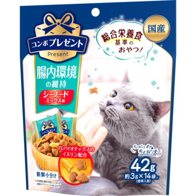 [Combo Present]綜合營養脆餅｜腸胃配方｜海鮮派對｜3g×14袋｜日本製