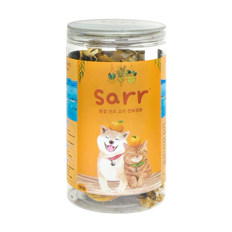 [Sarr]凍乾小食(貓狗)｜原條多春魚｜Capelin｜160g