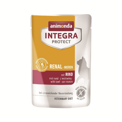 [Animonda]INTEGRA PROTECT處方主食餐包｜成貓｜腎臟｜牛肉配方｜85g｜德國製