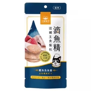 [汪喵星球]貓用｜滋補主食餐包｜滴魚精｜鰹魚烏魚餐｜泌尿健康｜40g｜(慕絲/主食)