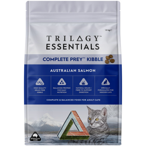 [Trilogy-貓糧]Complete Prey Kibble(無凍乾淨乾糧)｜無穀成貓糧｜澳洲三文魚｜1.8kg