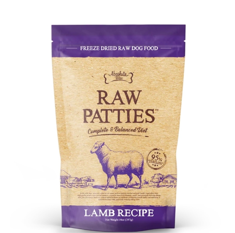 [Absolute Holistic] 凍乾營養主食肉餅(狗)｜羊肉｜Lamb｜14oz