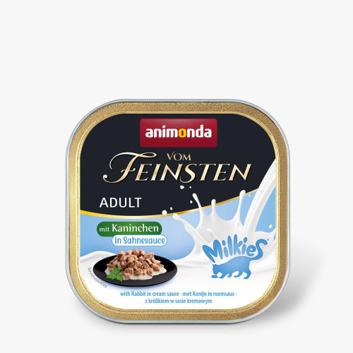 [Animonda]Vom Feinsten 成貓肉泥餐盒罐｜兔肉佐奶油醬｜(mit Kaninchen in Sahnesauce)｜100g｜(肉粒肉醬/主食)｜德國製