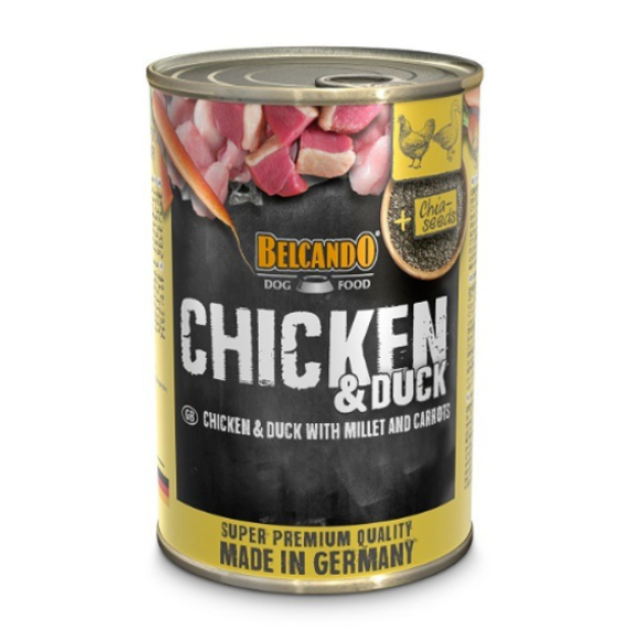[Belcando 德至尊]經典主食系列狗罐｜雞鴨小米胡蘿蔔｜Chicken with Duck｜400g｜德國製