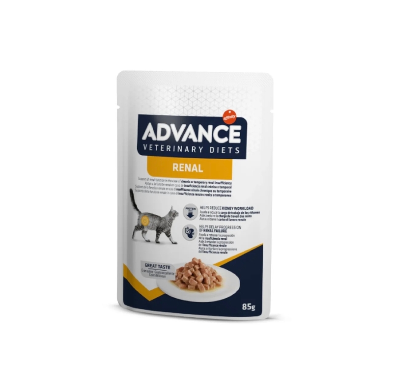 [ADVANCE]處方貓濕包｜腎臟專用｜Renal｜85g｜(濃湯肉粒/主食)