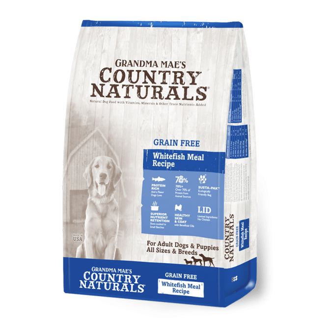 [Country Natural's-狗糧]無穀物系列｜三文魚白鮭魚護心配方｜Grain Free Whitefish Meal Recipe｜全犬｜12lb｜(代訂)