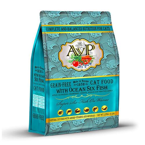 [AVP-貓糧]鮮肉無穀物蔬果天然糧｜深海六種魚｜(全貓)｜5lb