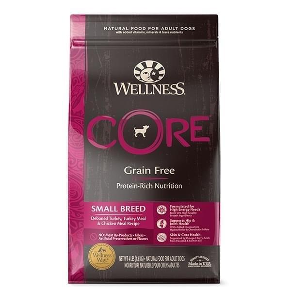 [Wellness-狗糧]CORE® 無穀物系列｜小型成犬專用配方｜4lb