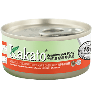 [KAKATO]天然鮮食罐(貓狗)｜杞子燉魚肚｜70g｜(湯汁肉絲) 