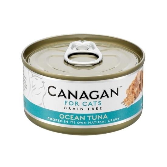 [Canagan-貓罐]無穀物主食罐｜吞拿魚｜OCEAN TUNA｜75g｜(肉絲/主食)
