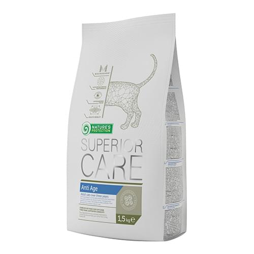 [Nature’s Protection-貓糧]成貓｜黑酵母配方｜(雞肉,火雞,鴨)｜Anti Age｜1.5kg｜(代訂)