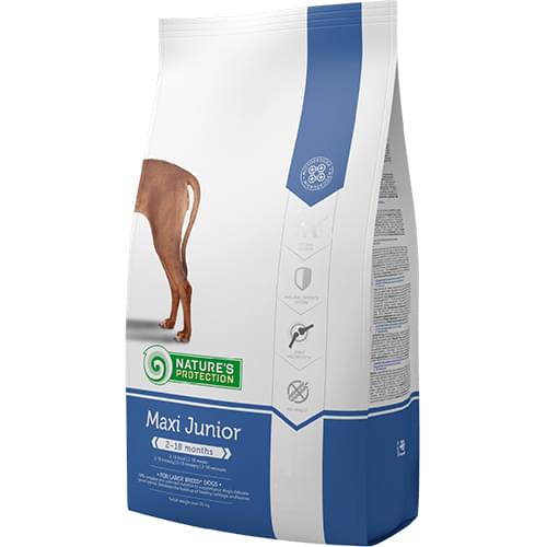[Nature’s Protection-狗糧]中大型幼犬(潔齒配方)｜(雞,魚)｜ Maxi Junior｜12kg｜(代訂)