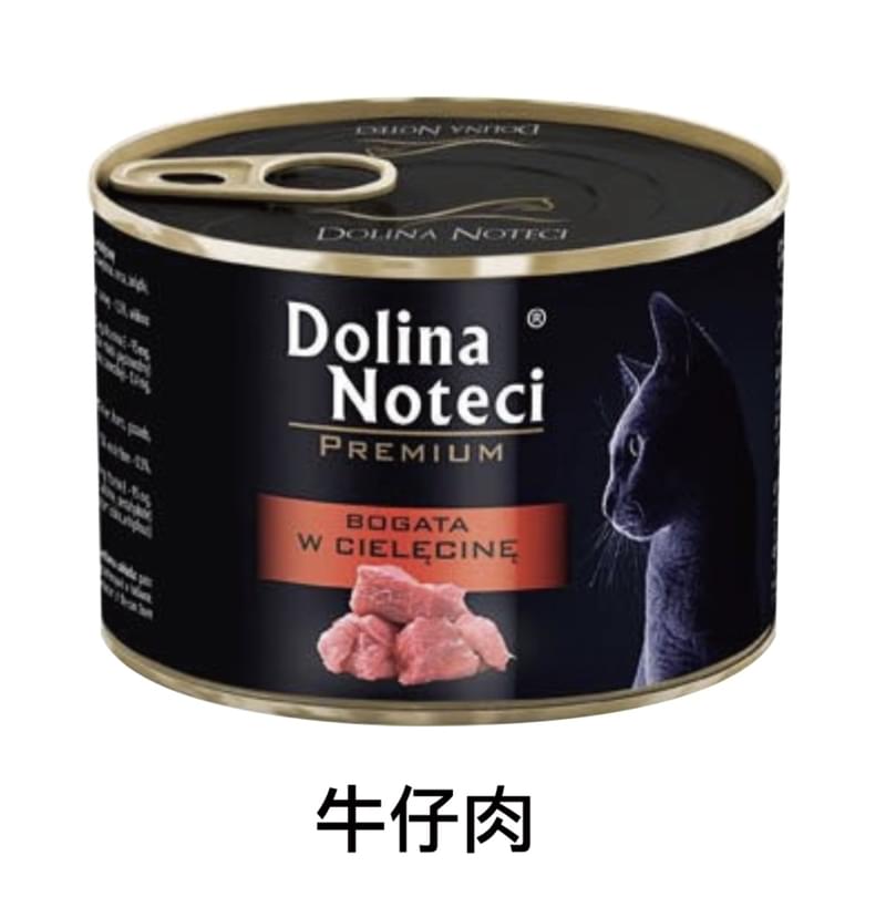 [Dolina Noteci-貓罐]成貓｜牛仔肉配方｜185G｜(肉醬/主食)