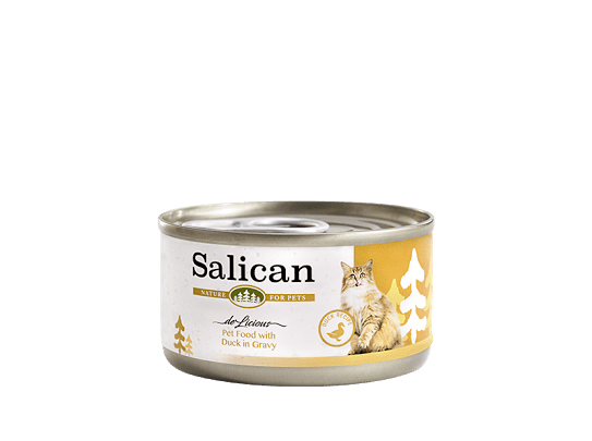 [Salican-貓罐]肉汁系列｜鴨肉｜85g｜(肉粒肉碎/主食) 