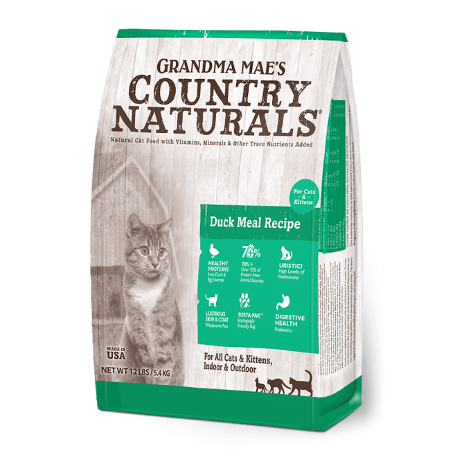 [Country Natural's-貓糧]燕麥糙米系列｜鴨肉亮毛護膚配方｜Duck Meal Recipe｜全貓｜12lb｜(代訂)
