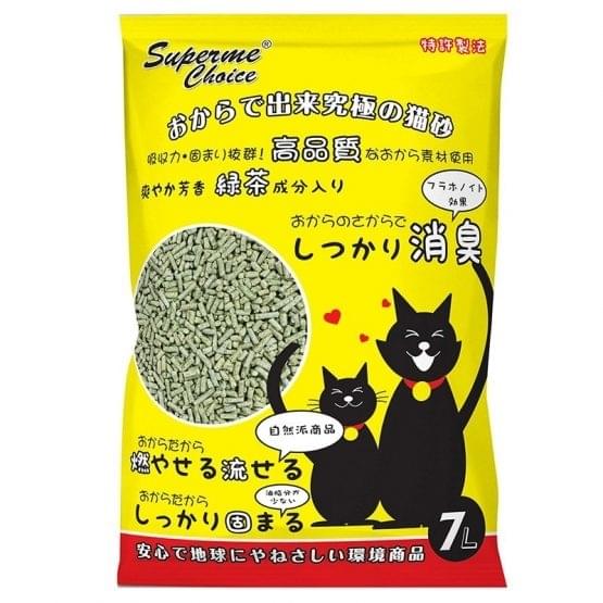 [Superme Choice]黄袋綠茶味豆腐砂7L