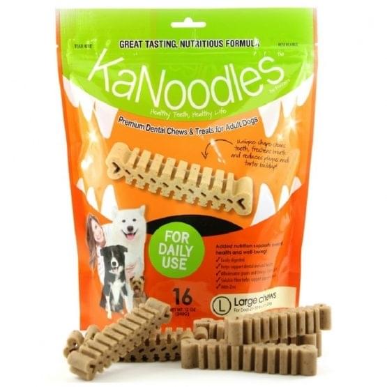 [Forcans]KaNoodles｜蜜糖味鋸齒形潔牙骨6oz｜(S細碼-25支)｜韓國製