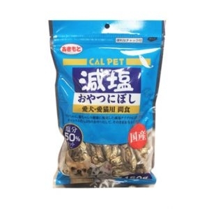 [日本秋元-CAL PET]減鹽沙丁小魚乾(貓狗)｜120g｜日本製