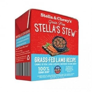 [stella-狗濕糧]單一燉肉系列｜燉草飼羊肉配方｜原箱11oz*12盒｜(肉醬肉粒/主食)｜(代訂)