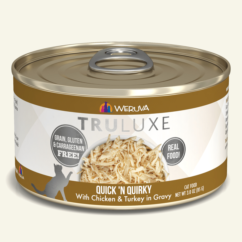 [Weruva]Truluxe尊貴系列｜Quick  N Quirky｜走地雞、美國火雞｜(肉絲/主食)｜85g