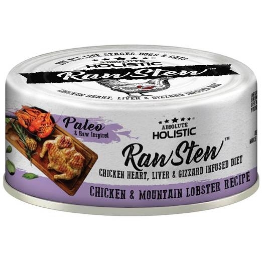 [Absolute Holistic]RAW STEW｜雞肉+龍蝦+雞(胗肝心)｜80g｜(貓狗)｜(肉絲/主食)