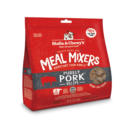 [Stella]狗用｜Meal Mixers(凍乾肉粒小食)｜豬肉配方｜ Purely Pork｜18oz｜(代訂)   