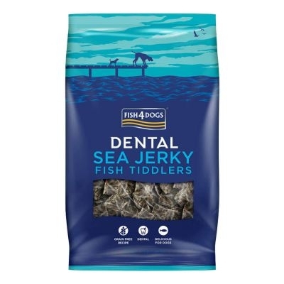 [Fish4Dog-狗小食]天然潔齒磨牙咬咬魚皮｜細方塊粒｜115g