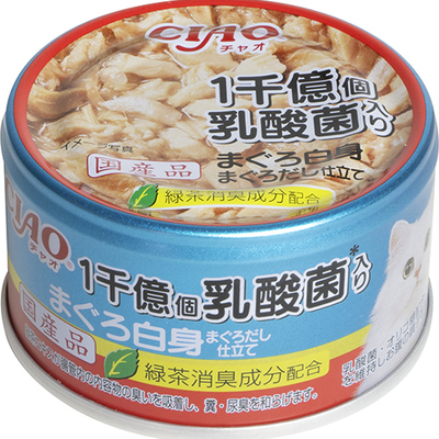 [CIAO-貓罐]1000億乳酸菌｜吞拿魚｜85g｜(A-134)｜(肉絲)