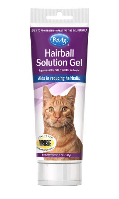 [PetAg]貓用｜雞肉味化毛球膏｜Hairball Solution Gel｜3.5oz