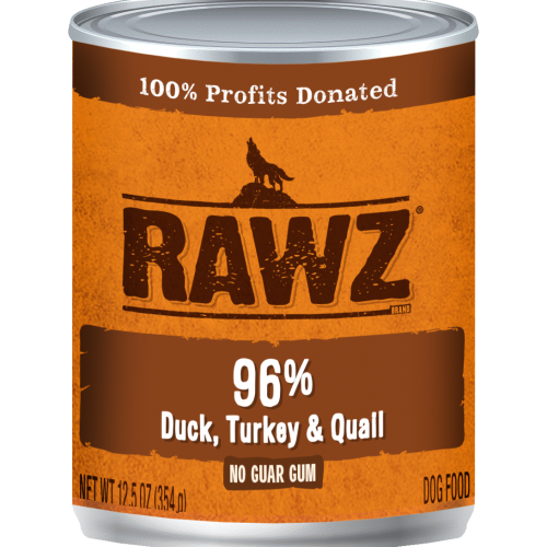 [RAWZ-狗罐]96%鴨肉、火雞、鵪鶉｜全犬｜354g｜(肉醬/主食)｜美國製
