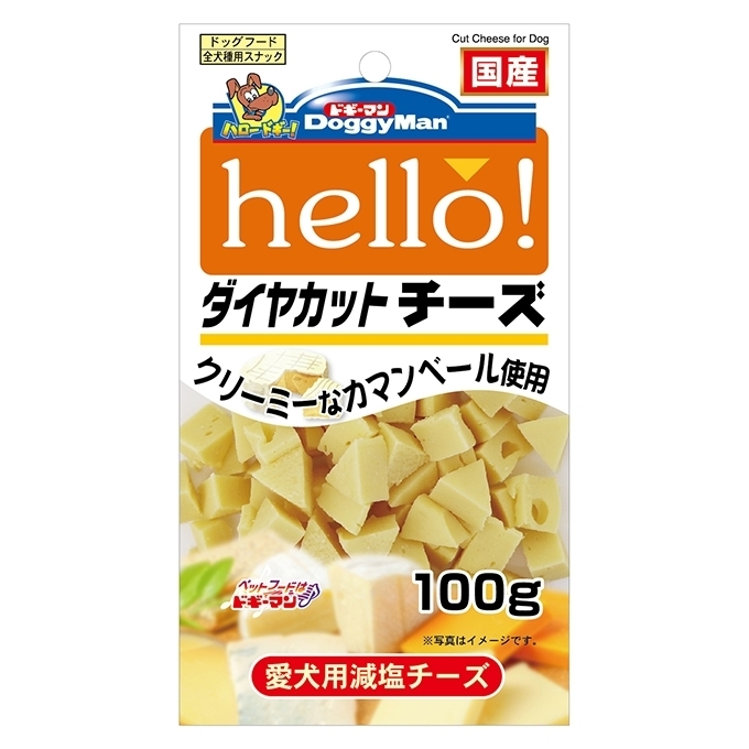 [Doggyman-狗小食]Hello!｜角切芝士粒｜100g｜日本製