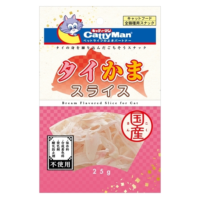 [cattyman-貓小食]鯛魚鱈魚絲｜魚絲｜25g｜日本製