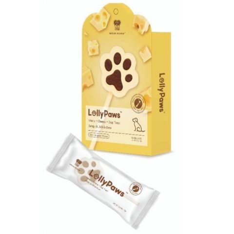 [Natura Nourish]Lolly-Paws｜芝士牛肉潔齒波板糖｜原味芝士(1盒5支)