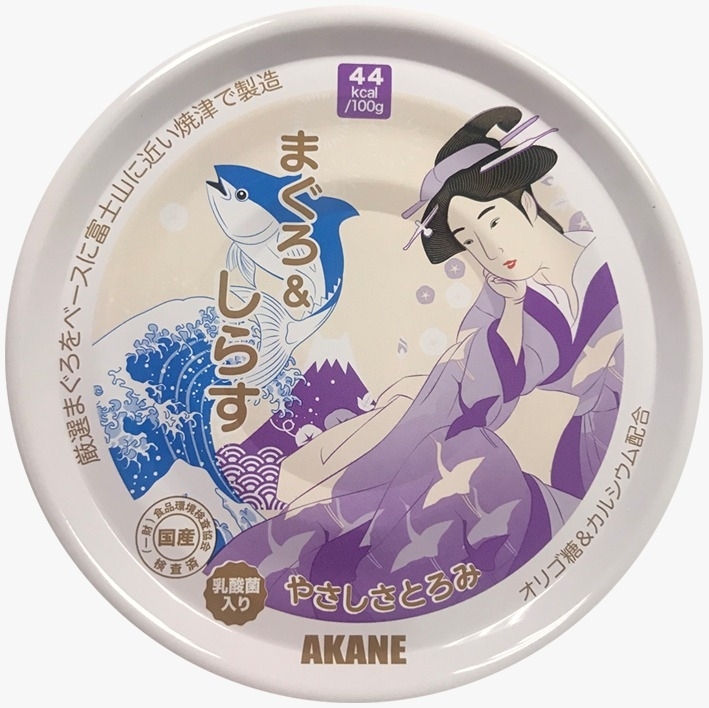 [Akane-貓罐]100億個FK-23乳酸菌｜吞拿魚+白飯魚｜75g｜(湯汁肉絲)｜日本製