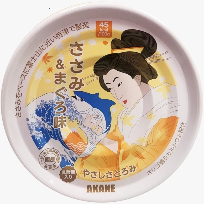 [Akane-貓罐]100億個FK-23乳酸菌｜吞拿魚+雞肉｜75g｜(湯汁肉絲)｜日本製