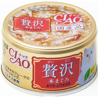 [CIAO-貓罐]奢華系列｜吞拿魚+雞肉｜80g｜(A-141)