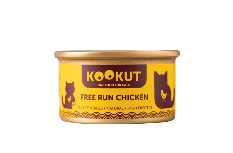 [Kookut-貓罐]散養雞肉｜(FREE RUN CHICKEN)｜70g｜(湯汁肉絲)