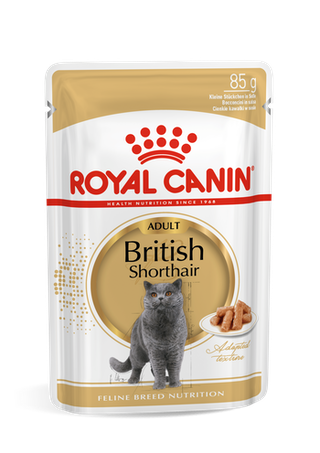 [Royal Canin-貓濕包]汁煮系列｜金裝英國短毛貓(英短)配方｜85g